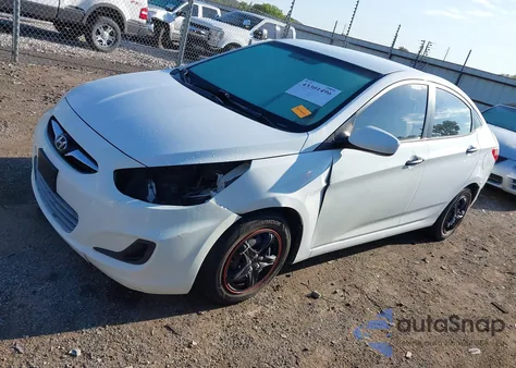 2012 Hyundai Accent Gls from USA, damaged, VIN KMHCT4AE3CU092283